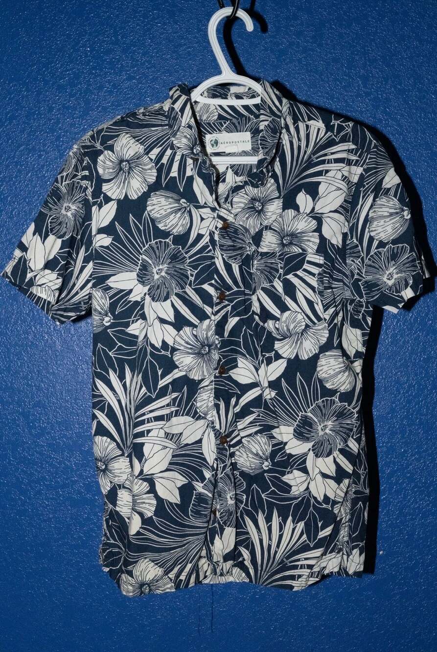 Aeropostale Hawaiian Floral Shirt